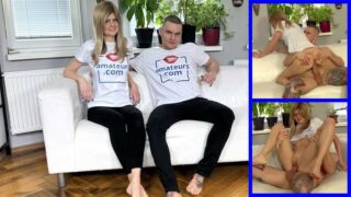 Blonde milf wants to try sex with a porn actor – Lana Watson