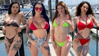Garotas de bunda grande recebendo creme – Payton Preslee, Eliza Eves, Arabelle Raphael & Brynn Michaels